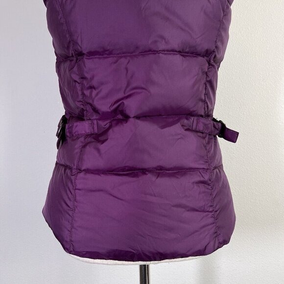 Eddie Bauer NWT Premium Quality Goose Down Vest Women's XS Purple Puffer - Picture 8 of 14